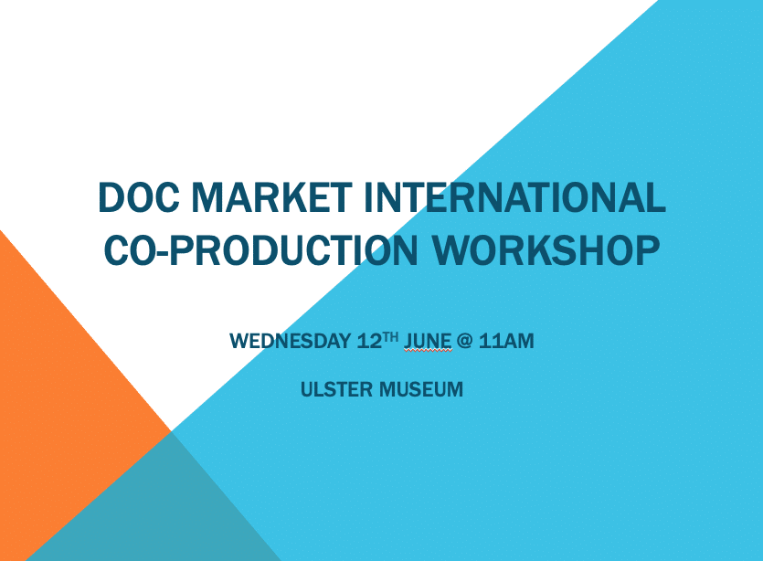 Develop Your Skills In Pitching And International Co Production!